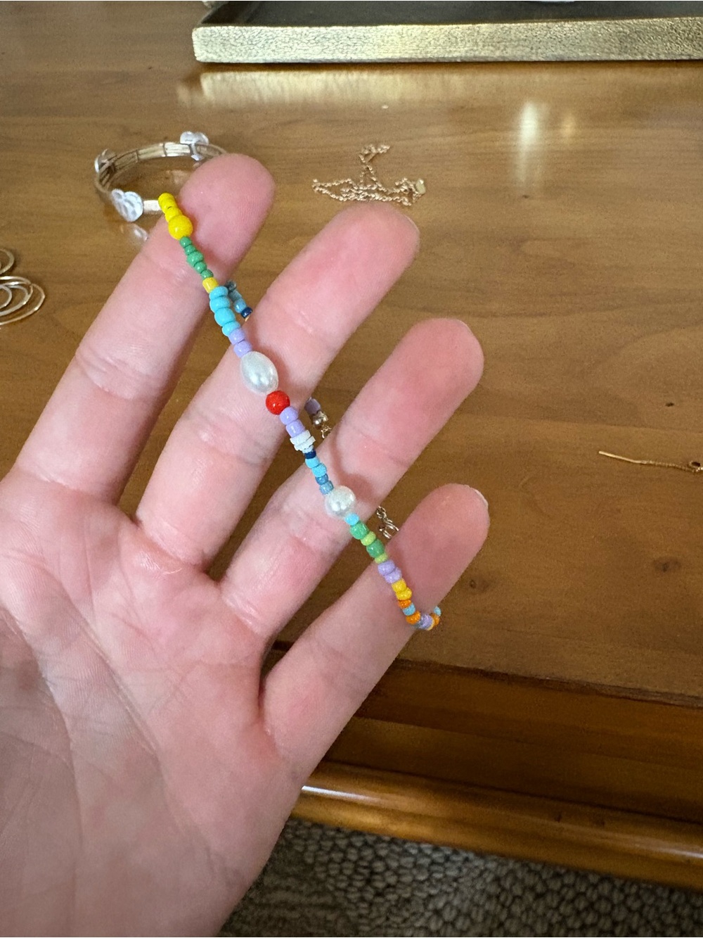 Kids Multicolor Beaded Bracelet - Fun Pastel Bracelet